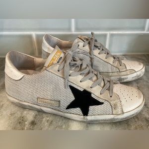 Golden Goose Women’s 38/8 Super-Star Sneaker Box and Dust Bag included Auth